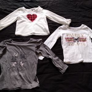 Bundle of toddler shirts
